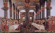 The story of the wedding scene Sandro Botticelli